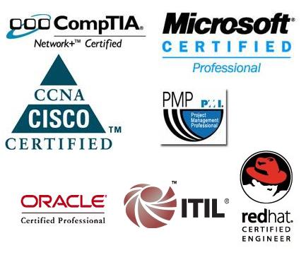 Computer certifications It certifications